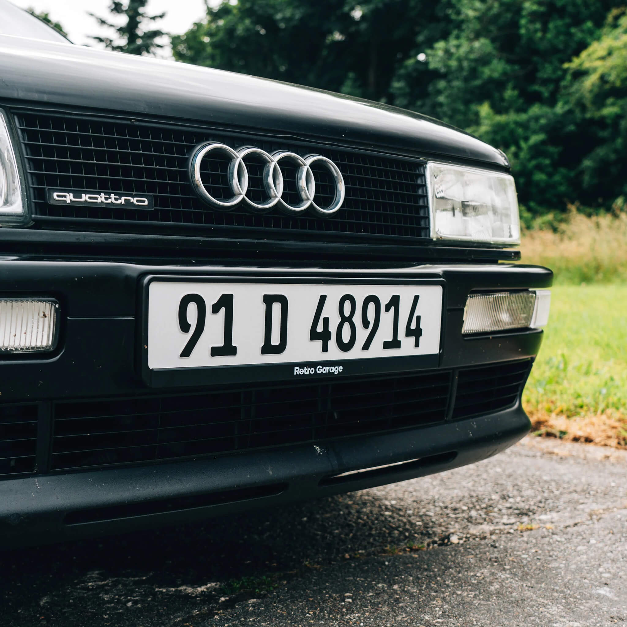 Retro German Pressed Number plate - no euro