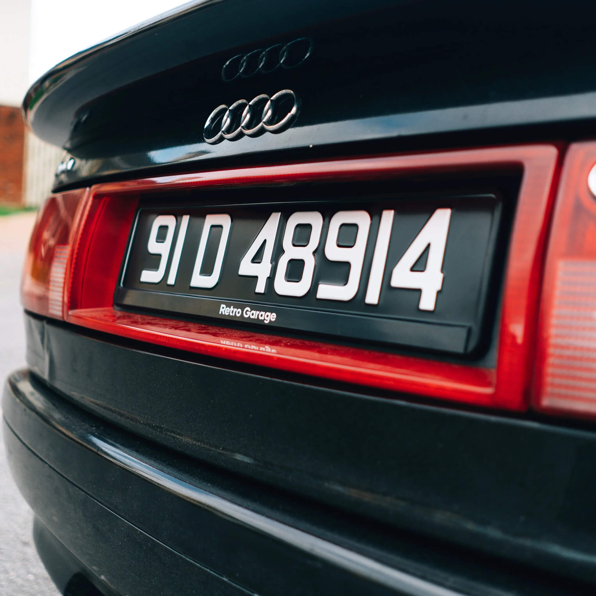 ZV Vintage Font Pressed Number Plates